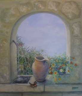 LA FONTAINE ET LE PAPILLON - Portes et fenêtres
