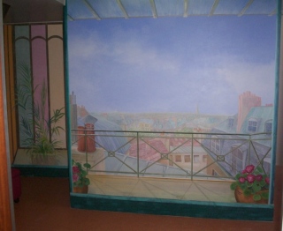 SALLE D'ATTENTE 2 - Peinture murale