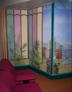 SALLE D'ATTENTE 1 - Peinture murale